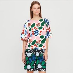 Marimekko x Uniqlo poplin shorts
